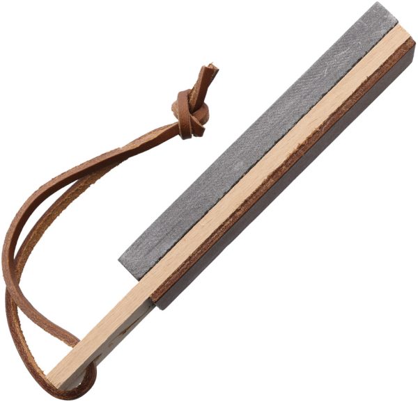 Windmuhlenmesser Stone Strop 5.5" Gray Pyrenees w/ Cowhide