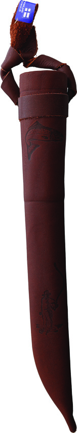 Wood Jewel Fillet Knife Curly Birch 6.25" Stainless w/ Sheath