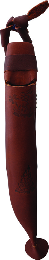 Wood Jewel Fixed Blade Set Carbon Steel Curly Birch Reindeer Horn