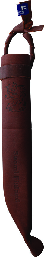 Wood Jewel Large Lion Fixed Blade Knife 5" Carbon Steel Curly Birch
