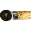 Wood Jewel Large Lion Fixed Blade Knife 5" Carbon Steel Curly Birch