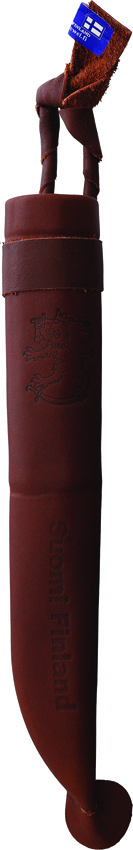 Wood Jewel Lion Fixed Blade Knife 3.75" Carbon Steel Curly Birch