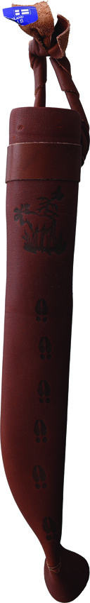 Wood Jewel Fixed Blade Knife 3.75" Carbon Steel Reindeer Horn
