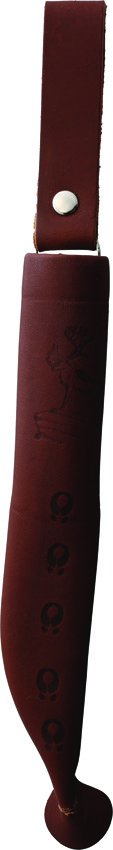 Wood Jewel Fixed Blade Knife 3.38" Carbon Steel Reindeer Horn