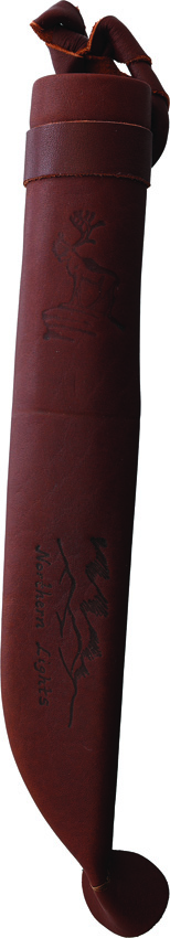 Wood Jewel Northern Lights Fixed Blade Knife 5" Stainless w/ Sheath