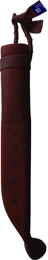 Wood Jewel Reindeer Herder's Fixed Blade Knife 5" Carbon Steel