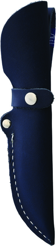 Wood Jewel Child's First Knife 3" Carbon Steel Fixed Blade Blue