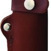 Wood Jewel Scout Fixed Blade Knife 3.5" Carbon Steel Birch Handle w/ Sheath