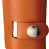 Wood Jewel Pukari Fixed Blade Knife 3.75" Stainless Orange w/ Sheath