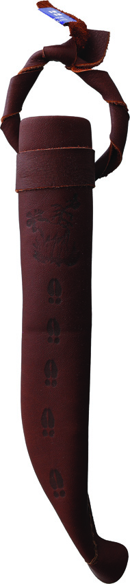 Wood Jewel Fixed Blade Knife 3" Carbon Steel Curly Birch w/ Sheath