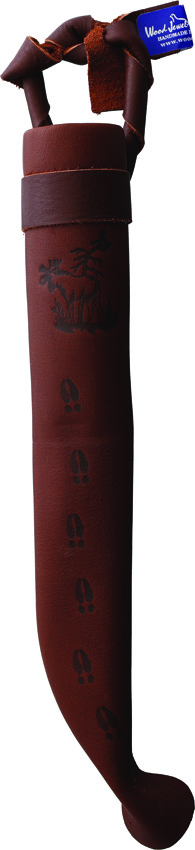Wood Jewel Vuolu Fixed Blade Knife 3.75" Carbon Steel Curly Birch