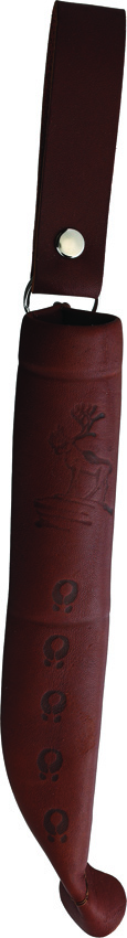 Wood Jewel Vuolu Fixed Blade Knife 3.25" Carbon Steel Curly Birch