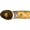 Wood Jewel Fixed Blade Knife 3" Carbon Steel Curly Birch