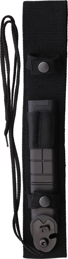Waffentechnik B3K Combat Knife 7" Black Bowie Fixed Blade w/ Sheath