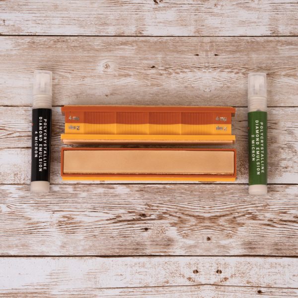 Wicked Edge 4um/2um Diamond Emulsion and Leather Strop