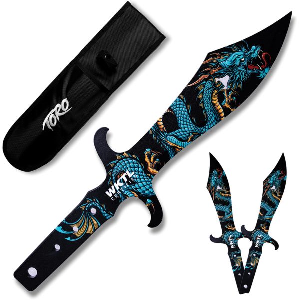 Toro Knives Tesoro Throwing Knife 8" 3Cr13 Set of 3 w/ Sheath