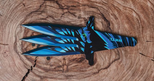 World Knife Throwing League Merlin Sorcerer's Fury Thrower 7" 3Cr13 Set of 3
