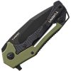 Willumsen Copenhagen Tyran Framelock 3.25" Black 440C Folding Knife