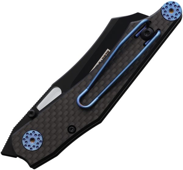WLMDB23PVD_add_01 Willumsen Copenhagen Deamon Barber Linerlock Folding Knife Black G10