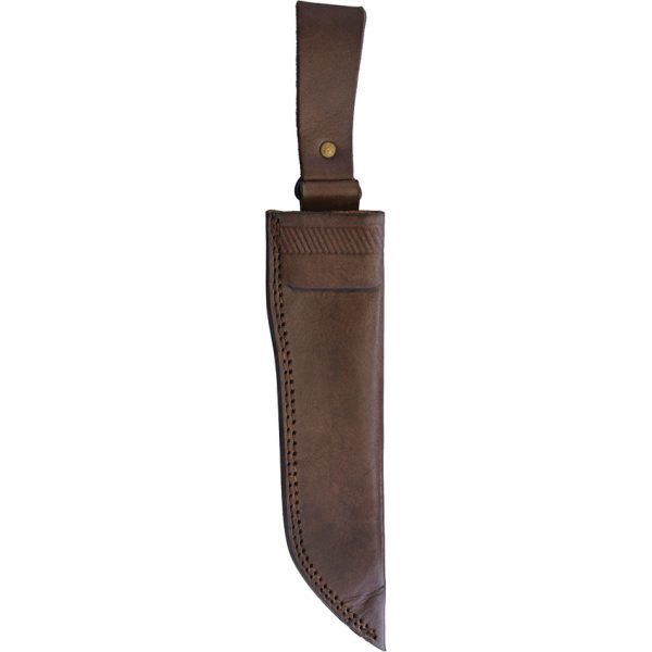 Westmark Seax Fixed Blade Knife 8.5" Stainless Rosewood/Stag w/ Sheath