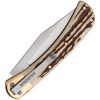 Winchester Large Lockback Folding Knife Imitation Stag 3.75in