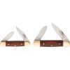 Winchester Stockman Combo Folding Knife 2-Pack with Gift Tin