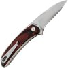 WONITAC Linerlock Folding Knife 3" 14C28N Sandalwood Red