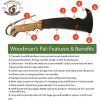 Woodman's Pal Classic 10.5" 1075HC Steel Machete w/ Sheath