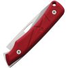 WildSteer K-NIF Slip Joint Folding Knife Red 3.25" w/ Pouch