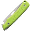 WildSteer K-NIF Slip Joint Folding Knife 3.25" 14C28N Green w/ Pouch