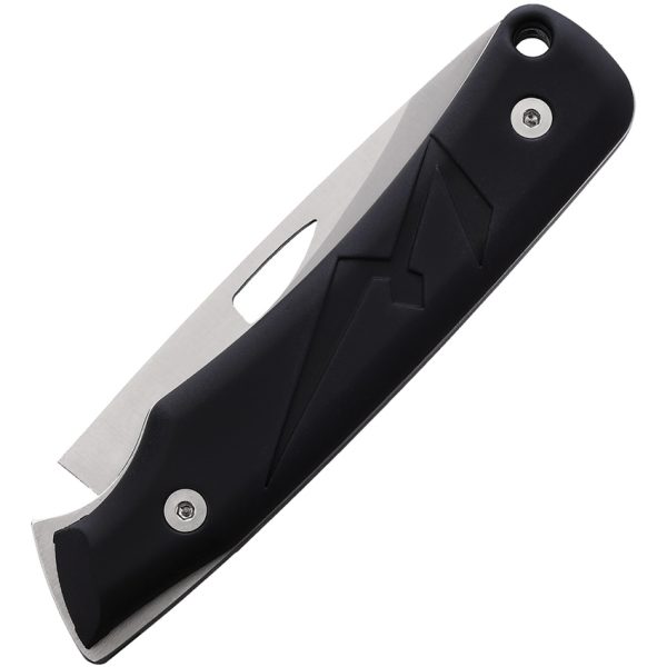 WSKNI0113_add_01 WildSteer K-NIF Slip Joint Folding Knife Black 3.25" w/ Pouch