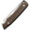 WildSteer K-NIF Slip Joint Folding Knife 3.25" Coyote Brown