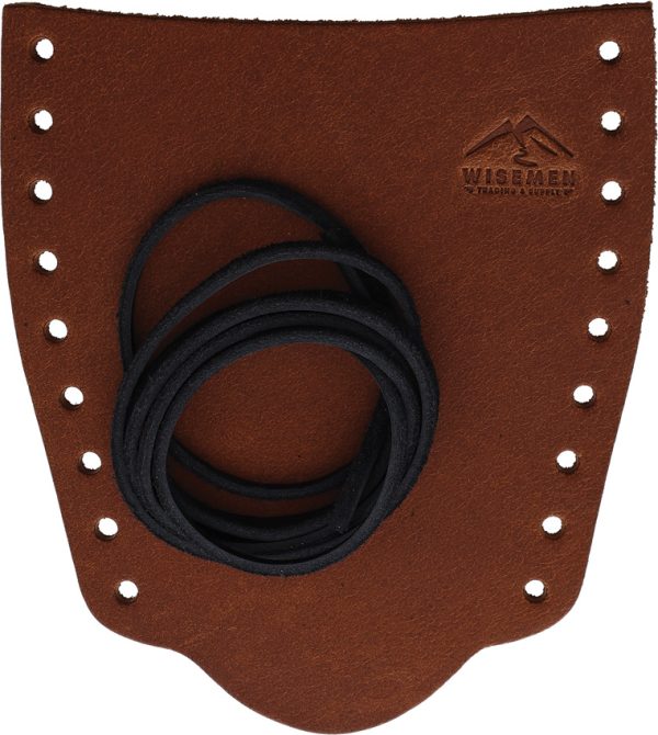 WST4389_add_03 Wisemen Trading Large Axe Overstrike Guard Brown Leather