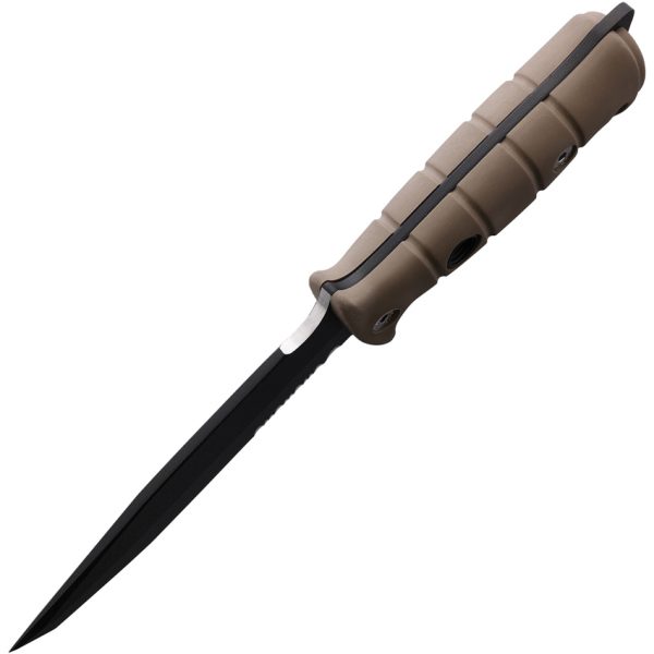 WildSteer TORK-SR Survival Knife 5.25" 14C28N Tanto Blade w/ Sheath