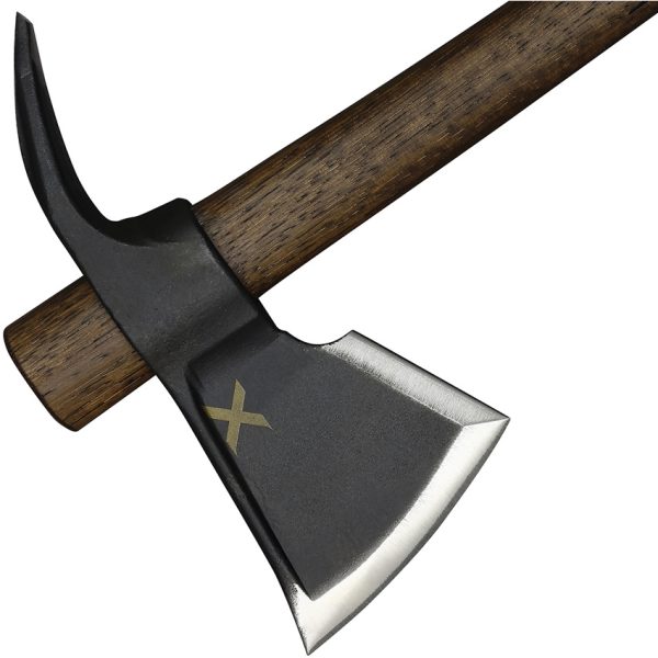 WXA05001_add_01 WOOX Solo Axe 19" Brown Handle 1045 Carbon Steel w/ Sheath