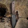 WOOX Rock 62 Fixed Blade Knife 4.25" Sleipner Walnut Handle