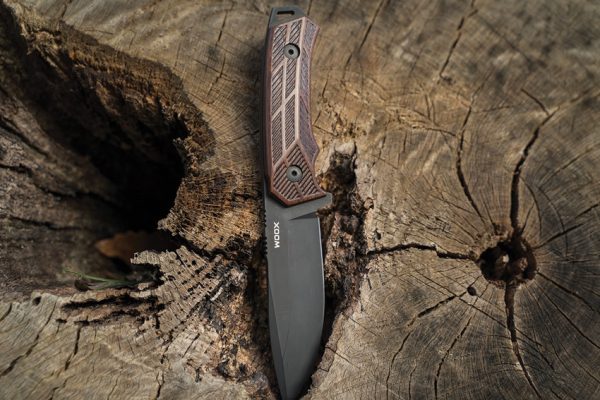 WOOX Rock 62 Fixed Blade Knife 4.25" Sleipner Walnut Handle