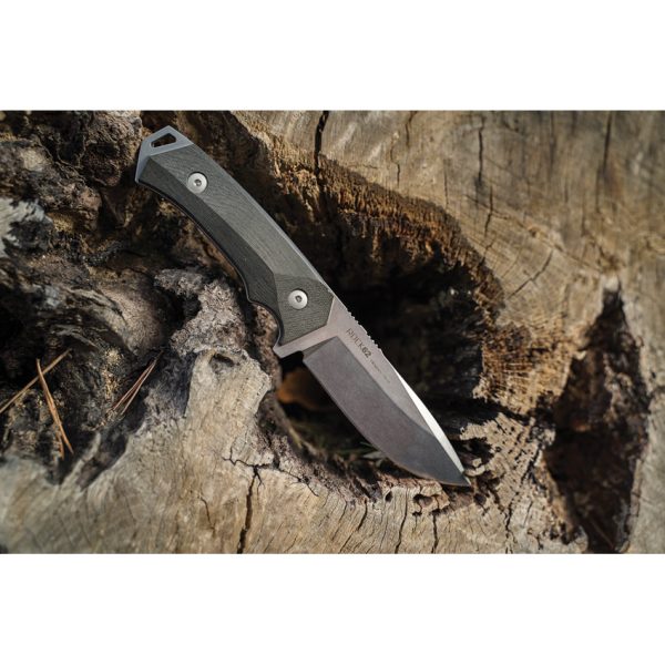WOOX Rock 62 Micarta Fixed Blade Knife 4.25" Sleipner