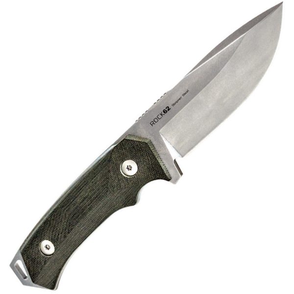 WOOX Rock 62 Micarta Fixed Blade Knife 4.25" Sleipner