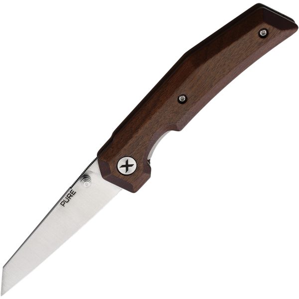 WOOX Pure Linerlock Folding Knife 3.25" D2 Walnut