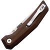 WOOX Pure Linerlock Folding Knife 3.25" D2 Walnut