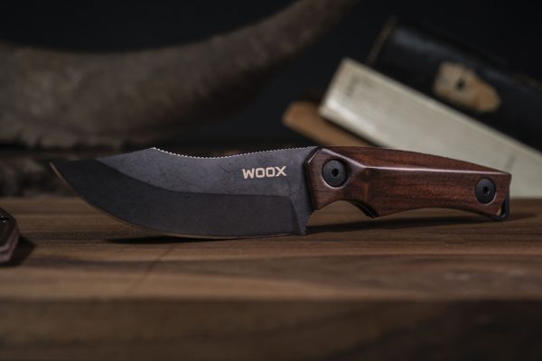 WOOX Bad Boy Hunter Walnut Fixed Blade Knife D2 Steel