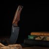 WOOX Bad Boy Hunter Walnut Fixed Blade Knife D2 Steel