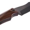 WOOX Bad Boy Hunter Walnut Fixed Blade Knife D2 Steel