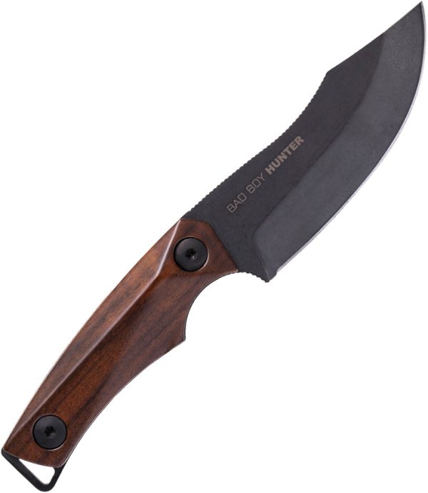 WOOX Bad Boy Hunter Walnut Fixed Blade Knife D2 Steel