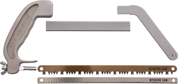 Wyoming Saw with 11" Wood and Bone Blades and Sheath