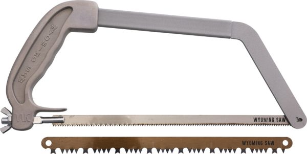 Wyoming Saw with 11" Wood and Bone Blades and Sheath