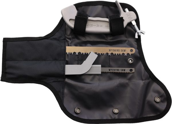 Wyoming Saw with 11" Wood and Bone Blades and Sheath