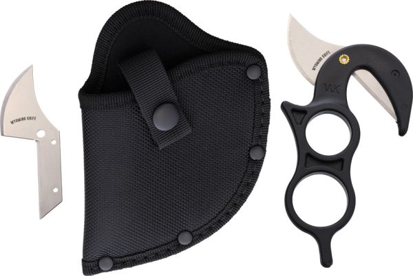 Wyoming Field Dressing Knife 4.25" Stainless Blade Black Handle