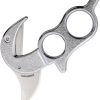 Wyoming Field Dressing Knife Stainless Blade Silver Handle w/ Sheath